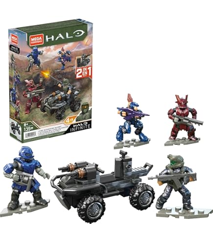 Amazon.co.jp: HALO Mega Construx 組み立てセット | ODST Squad